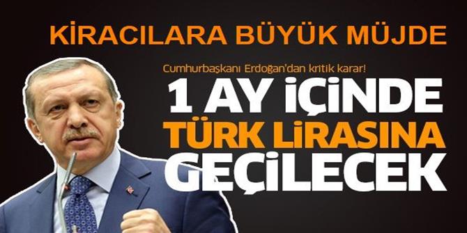 Cumhurbaşkanı Erdoğan'dan döviz kararı