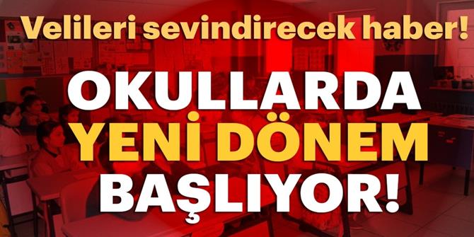 Okullarda 'Steril alan' için düğmeye basıldı