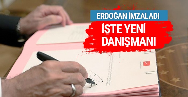 Cumhurbaşkanı danışmanlığına atama Resmi Gazete'de