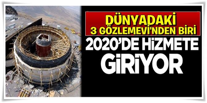 Türkiye'nin En Büyük Gözlemevi Erzurum'da Yükselmeye Devam Ediyor