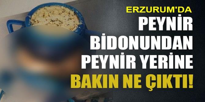 Peynir bidonundan eroin çıktı