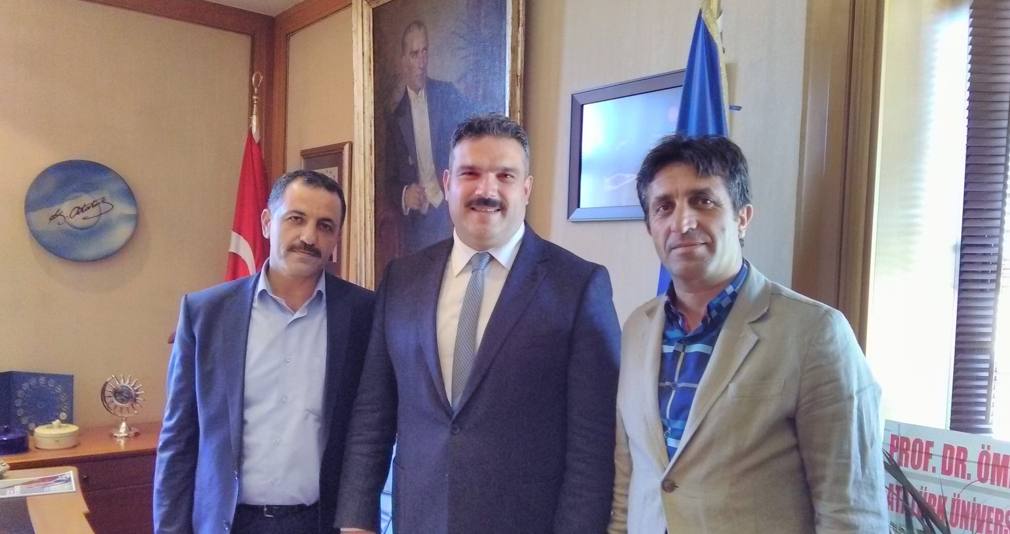 Erzurum Kültür Konseyi’nden Rektör Çomaklı’ya kutlama