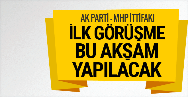 AK Parti ile MHP'nin ittifak görüşmesinin tarihi belli oldu