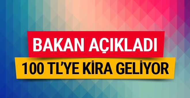 Yıllık 100 liraya kiralanabilecek