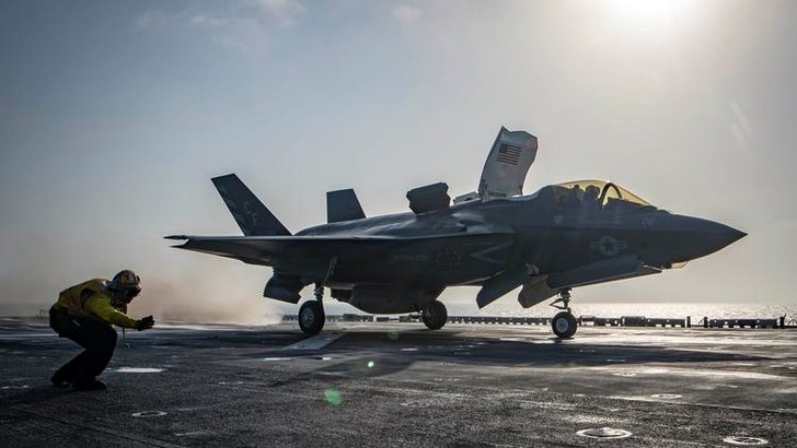 ABD'de F-35B savaş uçağı düştü