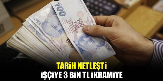 Resmi Gazete'de Yayımlanan Karara Göre 500 Bin İşçiye 3 Bin TL İkramiye Ödenecek