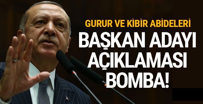 Cumhurbaşkanı Erdoğan'dan flaş adaylık açıklaması