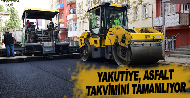 Yakutiye, asfalt takvimini tamamlıyor