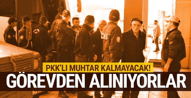 PKK'lı muhtar kalmayacak! İçişleri Bakanlığı harekete geçti