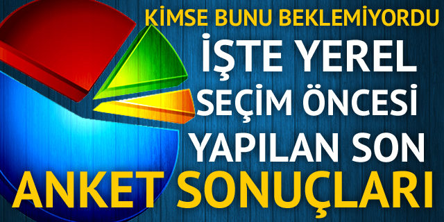 Mart 2019 seçimleri öncesi yapılan son anketin sonuçları açıklandı!