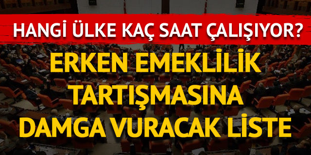 Erken emeklilik tartışmalarına damga vuracak liste