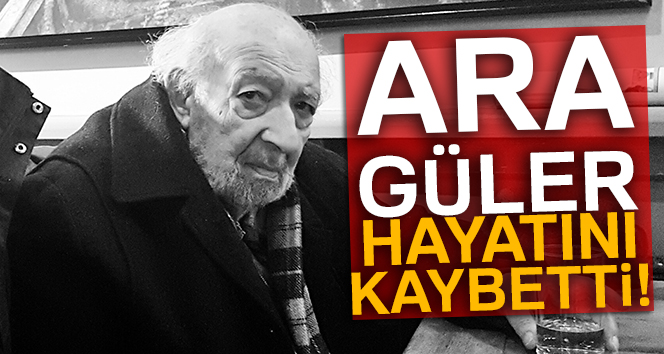 Usta fotoğrafçı Ara Güler hayatını kaybetti!