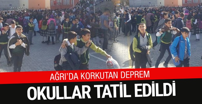 Ağrı'da deprem meydana geldi büyüklüğü kaç oldu?