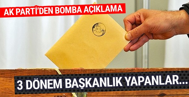 Bülent Turan: 3 dönem belediye başkanlığı yapanlar aday olmasın!