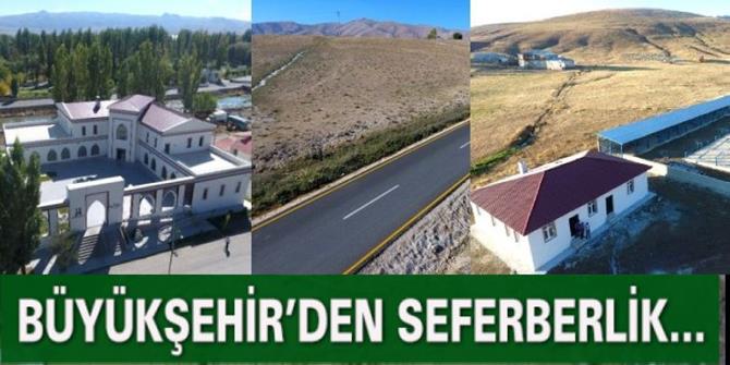 Erzurum Büyükşehir'den büyük seferberlik