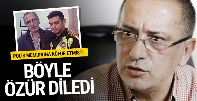 Fatih Altaylı küfür ettiği polis memurundan böyle özür diledi