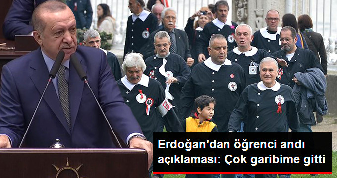 Cumhurbaşkanı Erdoğan: Kara Önlük Giyen Koca Koca Adamlar Gördük, Çok Garibime Gitti