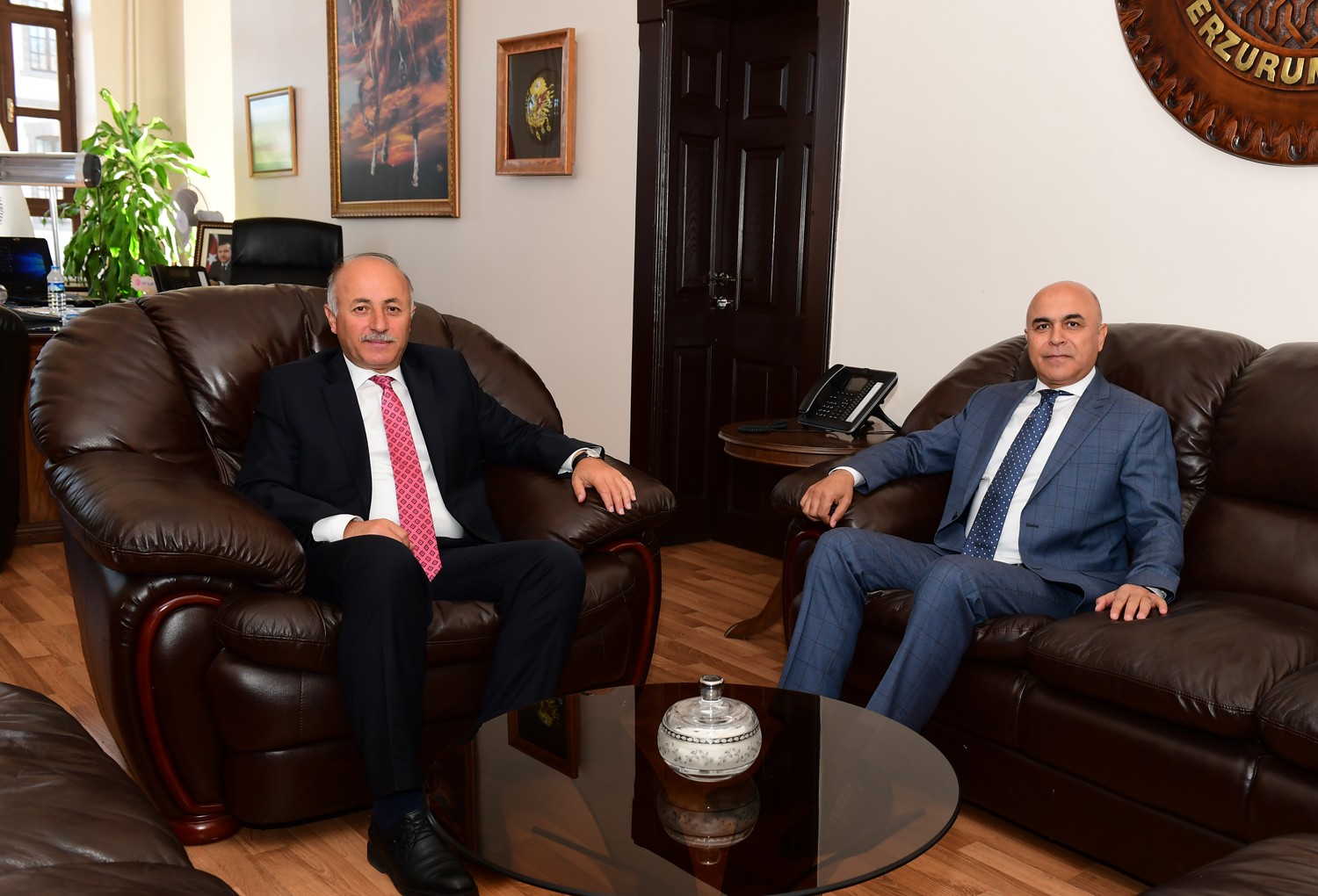 Vali Azizoğlu’ndan Başkan Korkut'a veda ziyareti