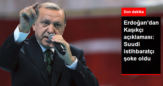 Erdoğan'dan Kaşıkçı Açıklaması: