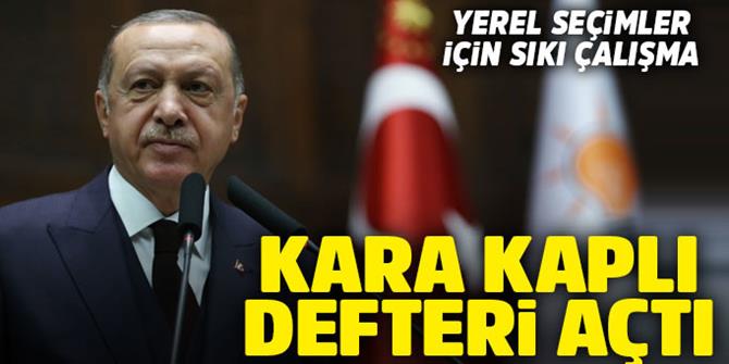 Erdoğan'dan yerel seçimler için sıkı çalışma