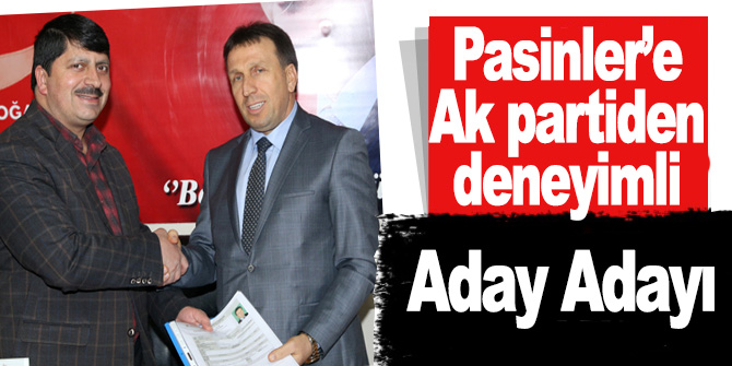 Doğan Pasinler’e aday adayı oldu