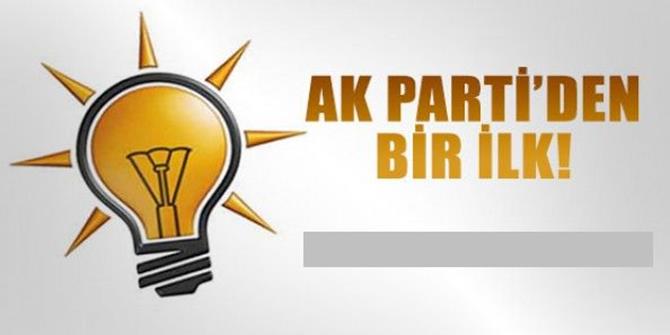 AK Parti'den yerel seçimlerde bir ilk!