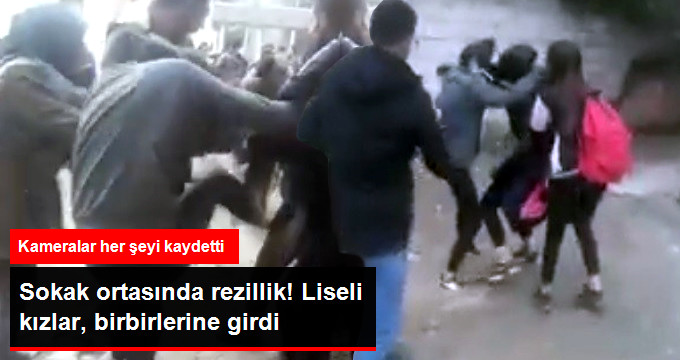 Kız Öğrenciler, Okul Çıkışı Birbirlerine Girdiler