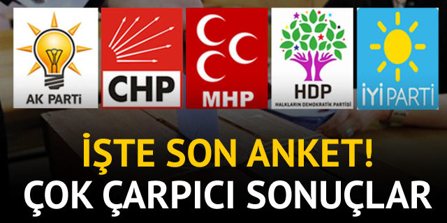 Çok çarpıcı anket!