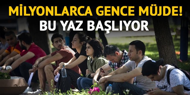 Gençlere müjde! Sosyal Çalışma Programı bu yaz başlıyor