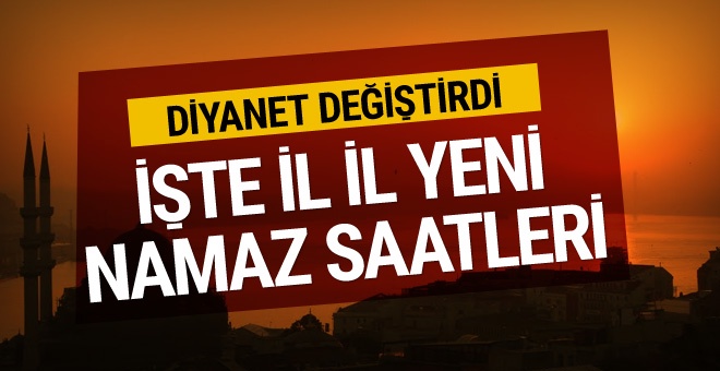 Sabah namazı saati değişti