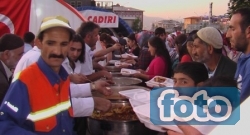 İftar cadırı akına uğradı!