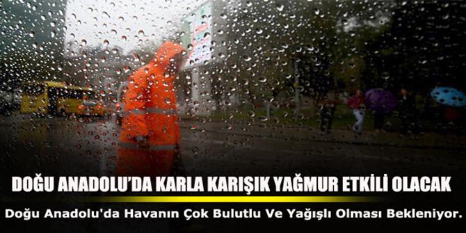 Doğu Anadolu'da kar yağışı ve yağmur etkili olacak