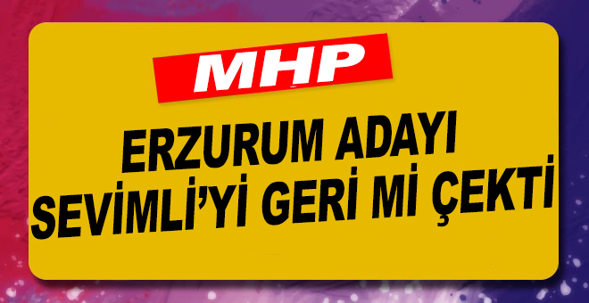 Erzurum siyasetinde şok gelişme…