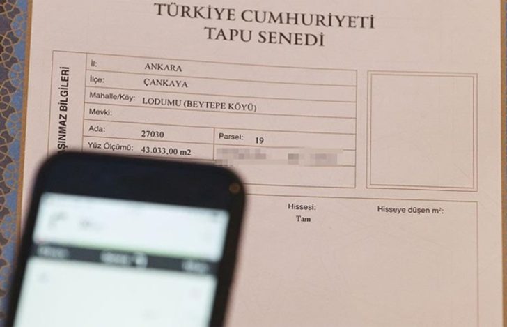 Kimlik numaralı, QR kodlu yeni tapular geliyor