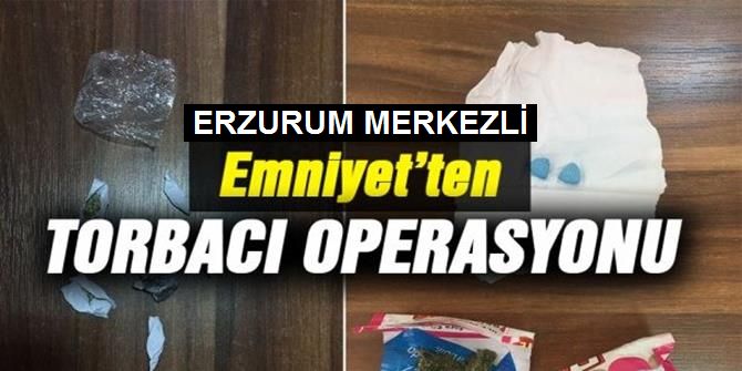 Erzurum merkezli 3 ilde "torbacı" operasyonu