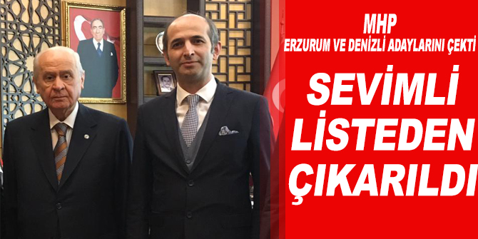 MHP, Denizli ve Erzurum adaylarını listeden çıkardı!