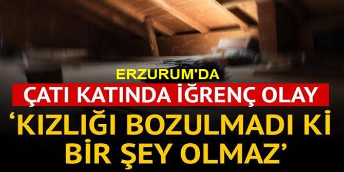 Çatı katında iğrenç olay! 'Kızlığı bozulmadı ki'