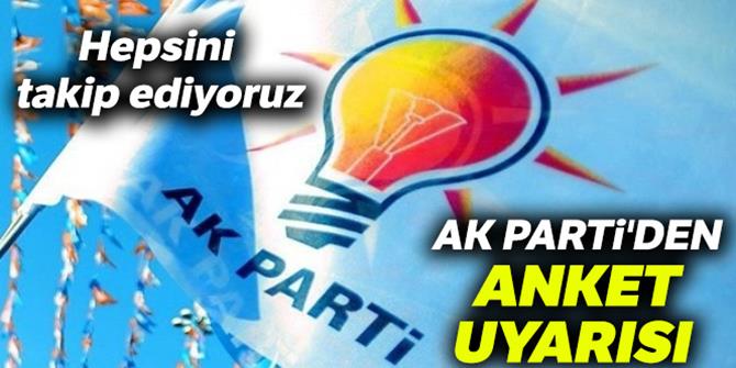 AK Parti'den anket uyarısı