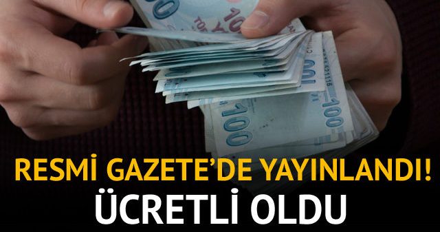 Ve Resmi Gazete’de yayınlandı! Poşetler ücretli oldu