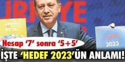 İşte 'Hedef 2023'ün anlamı!...