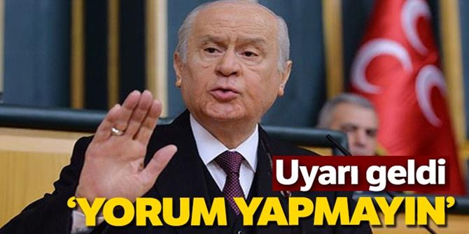 MHP'den uyarı: Adaylarla ilgili yorum yapmayın!