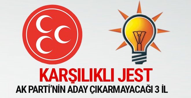 AK Parti hangi büyükşehirlerde MHP adayını destekleyecek?