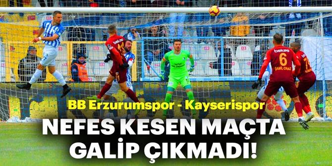 BB Erzurumspor 1-1 Kayserispor