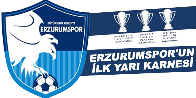 Erzurumspor'un ilk yarı karnesi