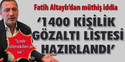 Altaylı'dan bomba iddia!