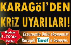 Prof.Dr. Karagöl'den kriz uyarıları!