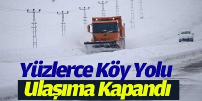 Doğu Anadolu'da 1355 köy ve mahalle yolunda ulaşım sağlanamıyor