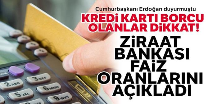 Ziraat Bankasından kredi desteği