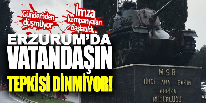 Tank Palet Fabrikası için bir imza kampanyası daha