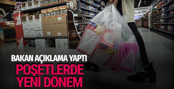 Plastik poşetlerde yeni dönem